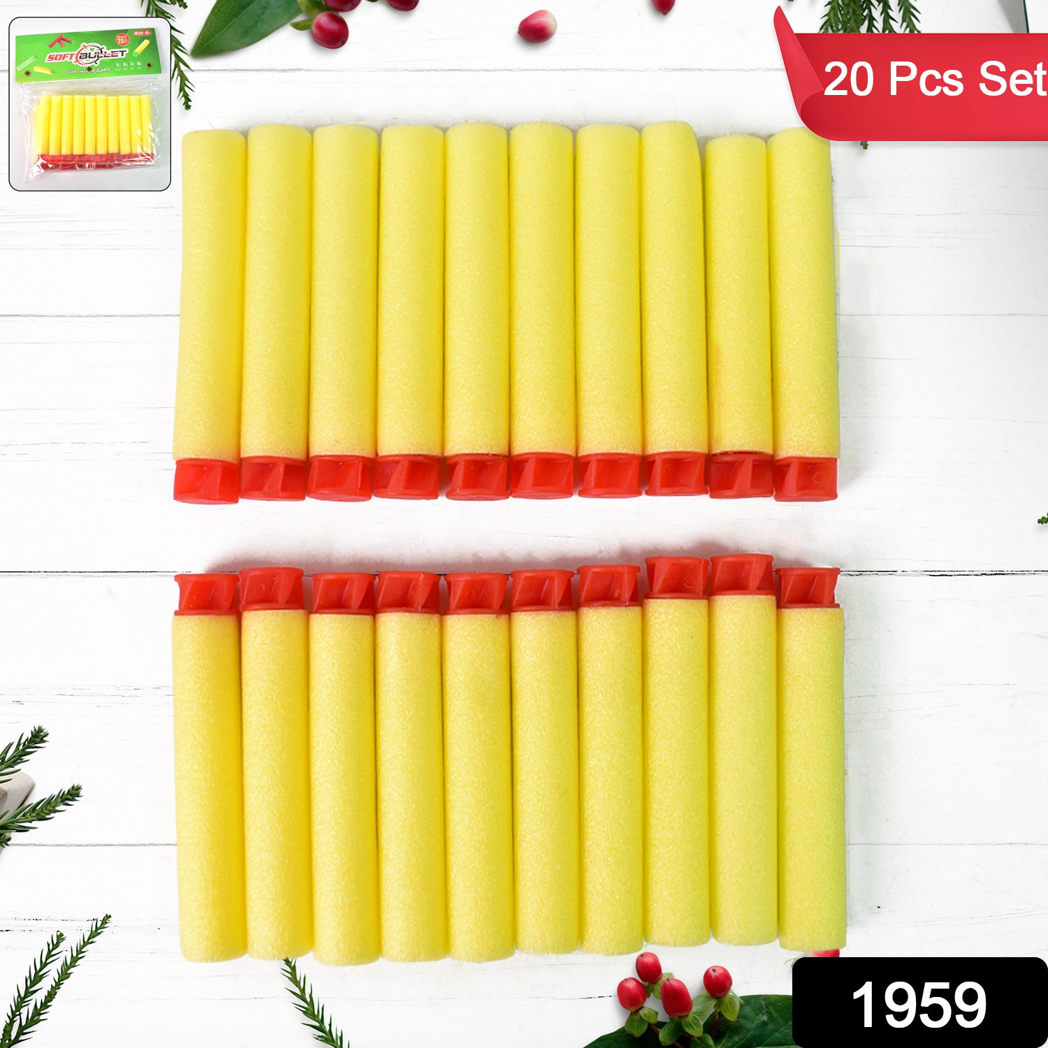 Refill Bullet Darts Soft Round Head Blasters Kids Toy For Gun (20 Pcs Set) Refill Bullet Darts Soft Round Head Blasters Kids Toy For Gun (20 Pcs Set)